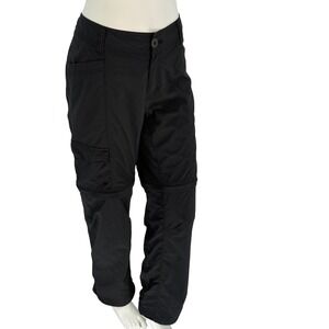 Columbia Convertible Cargo Hiking Pants Omni Shade Sun Protection Black 14 90-08